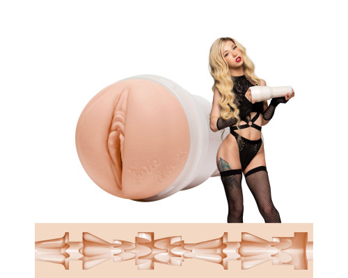 Мастурбатор Fleshlight Girls: Kenzie Reeves - Cream Puff, зі зліпка вагіни, дуже ніжний