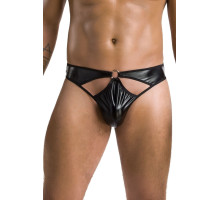 Чоловічі стринги Passion 033 THONG PAUL S/M Black, під латекс