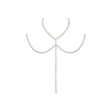 Намисто під перлини на декольте Obsessive A757 necklace pearl