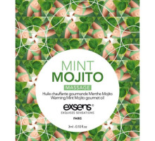 Розпродаж!!! Пробник массажної олії EXSENS Mojito 3мл (термін 11.2023)