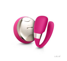 Вібратор для пар LELO Tiani 3 Cerise, 2 мотори, пульт ДК