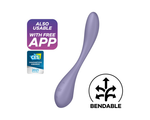Універсальний смарт-вібратор Satisfyer G-Spot Flex 5+ Lilac
