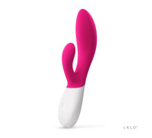 Вібратор-кролик LELO Ina Wave 2 Cerise, манливий рух стовбура + вібрації