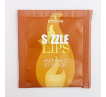 Пробник масажного гелю Sensuva - Sizzle Lips Cinnamon Pastry (6 мл)