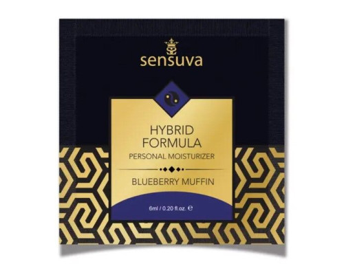 Пробник густої змазки Sensuva - Ultra-Thick Hybrid Formula Blueberry Muffin (6 мл)