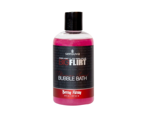 Піна для ванни Sensuva — Big Flirt Pheromone Bubble Bath — Berry Flirty (237 мл)