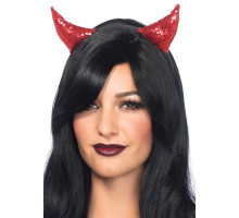 Диявольські ріжки з паєтками Leg Avenue Sequin devil horns