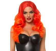 Руда перука омбре Leg Avenue Ombre long wavy wig, довга, локони, 61 см