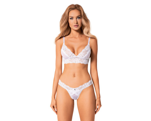 Еротичний комплект Obsessive Heavenlly 2-pcs set XS/S, бюстгальтер і танга