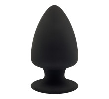 Анальна пробка SilexD (Model 1 size L), двошарова, силікон+Silexpan, діаметр 7,5 см