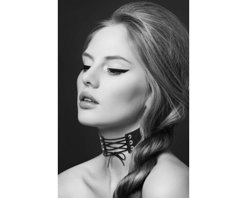 Чокер зі шнурівкою Bijoux Pour Toi - LACET, екошкіра