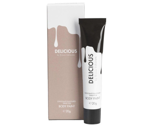 Розпродаж!!! Фарба для тіла Bijoux Indiscrets - Chocolate Body Paint 20 мл (термін 30.11.23)