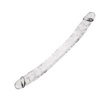 Прозорий двосторонній фалоімітатор Alive Supreme Jelly Dildo (м'ята упаковка)