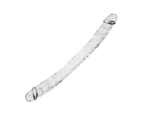 Прозорий двосторонній фалоімітатор Alive Supreme Jelly Dildo (м'ята упаковка)