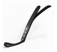 Падл двошаровий Feral Feelings Leather Mini Paddle Black, натуральна шкіра