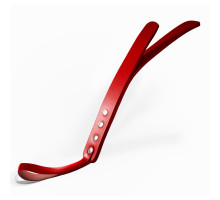 Падл двошаровий Feral Feelings Leather Mini Paddle Red, натуральна шкіра
