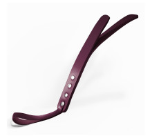 Паддл двошаровий Feral Feelings Leather Mini Paddle Burgundy, натуральна шкіра