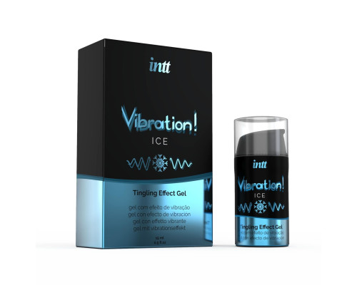 Рідкий вібратор Intt Vibration Ice (15 мл) (м'яте паковання!!!)