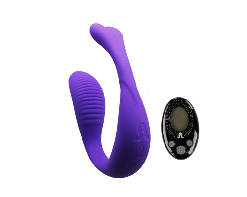 Вібратор для пар Adrien Lastic Mini Romeo II з пультом LRS і двома моторчиками