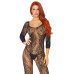 Бодістокінг Leg Avenue Swirl Lace Bodystocking One size Black, ажурна тканина, доступ