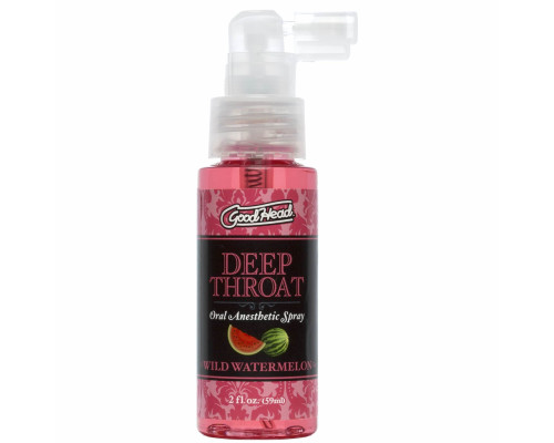 Розпродаж!!! Спрей для мінету Doc Johnson GoodHead DeepThroat Spray - Watermelon 59мл (до 01.2026)
