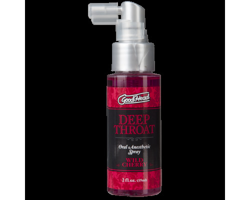 Спрей для минета Doc Johnson GoodHead DeepThroat Spray – Wild Cherry 59 мл  (мятая упаковка!!!)
