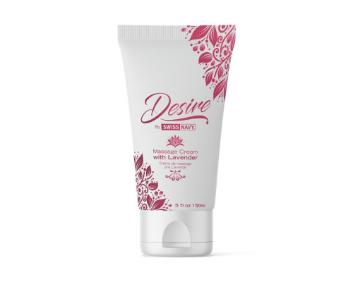 Розпродаж! Масажний крем з лавандою Desire by Swiss Navy Massage Cream 150 мл (Термін до 27.06.2024)