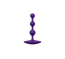 Анальне намисто Romp Amp Dark Purple, силікон, макс. діаметр 2,6 см