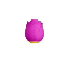 Шикарний вакуумний кліторальний стимулятор Romp Rose Pink, у вигляді троянди