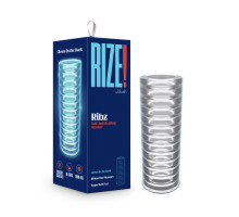 Мастурбатор Blush Rize – Ribz Glow in the Dark Masturbator – Clear, нейтральний, світиться в темряві