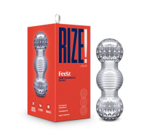 Мастурбатор Blush Rize – Feelz Masturbator – Clear, мультитекстура, ефект вакууму