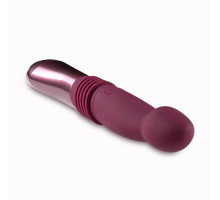 Пульсатор для точки G Blush Temptasia – Trixie Thrusting Dildo – Wine Red, 3 швидкості