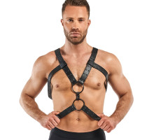 Портупея Bedroom Fantasies: Rocco Bondage Harness, чорна