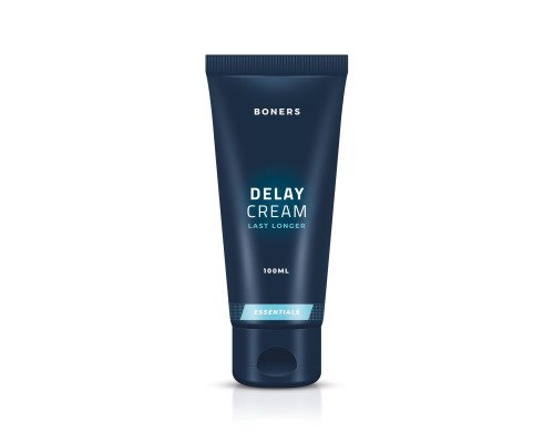 Крем-пролонгатор Boners Delay Cream 100 мл, легкий анестетик лаурет-9 + м’ята