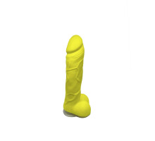 Мило у формі пеніса Чистий Кайф Yellow size L, крафтове мило-член, натуральне