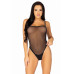 Еротичне боді Leg Avenue Cami bodysuit with thong Black XL, на бретелях