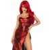 Еротична сукня Leg Avenue Shimmer bodysuit with skirt L