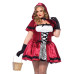 Еротичний костюм Червоної шапочки Leg Avenue Gothic Red Riding Hood 3X–4X, сукня, накидка