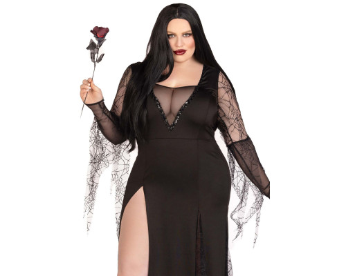 Костюм Мортіші Аддамс Leg Avenue Sexy Spooky Morticia 3X–4X