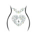 Стрази-прикраси для тіла Leg Avenue Novalie body jewels sticker, наліпки