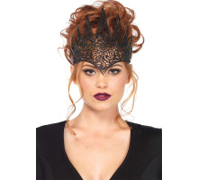 Широка корона Leg Avenue Die Cut Royal Crown, чорна
