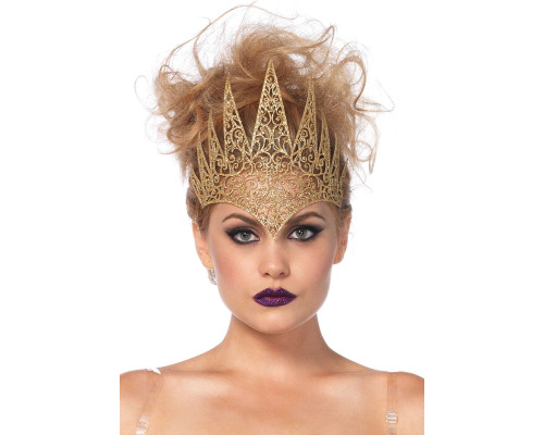 Широка корона Leg Avenue Die Cut Royal Crown, золота
