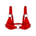 Ліф класичний Feral Feelings - Bikini Top Red Trasparent