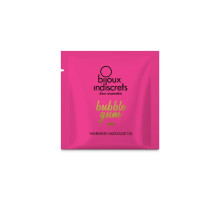 Пробник розігрівальої олії Bijoux Indiscrets Light my Fire – Strawberry Bubblegum
