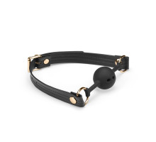 Кляп Liebe Seele Black Organosilicon Ball Gag