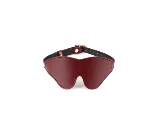 Шкіряна маска на очі Liebe Seele Wine Red Blindfold