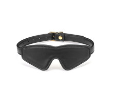 Маска на очі Liebe Seele Black Organosilicon Blindfold, екошкіра