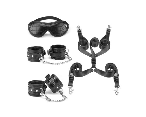 Набір для фіксації на ліжку Liebe Seele Temptation Underbed Mattress Restraint Kit + маска