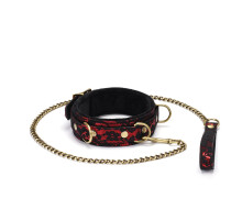 Нашийник з повідцем Liebe Seele Victorian Garden Collar with Leash