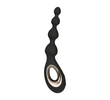 Анальне намисто з вібрацією LELO Soraya Beads Black, різний діаметр намистин, 8 режимів